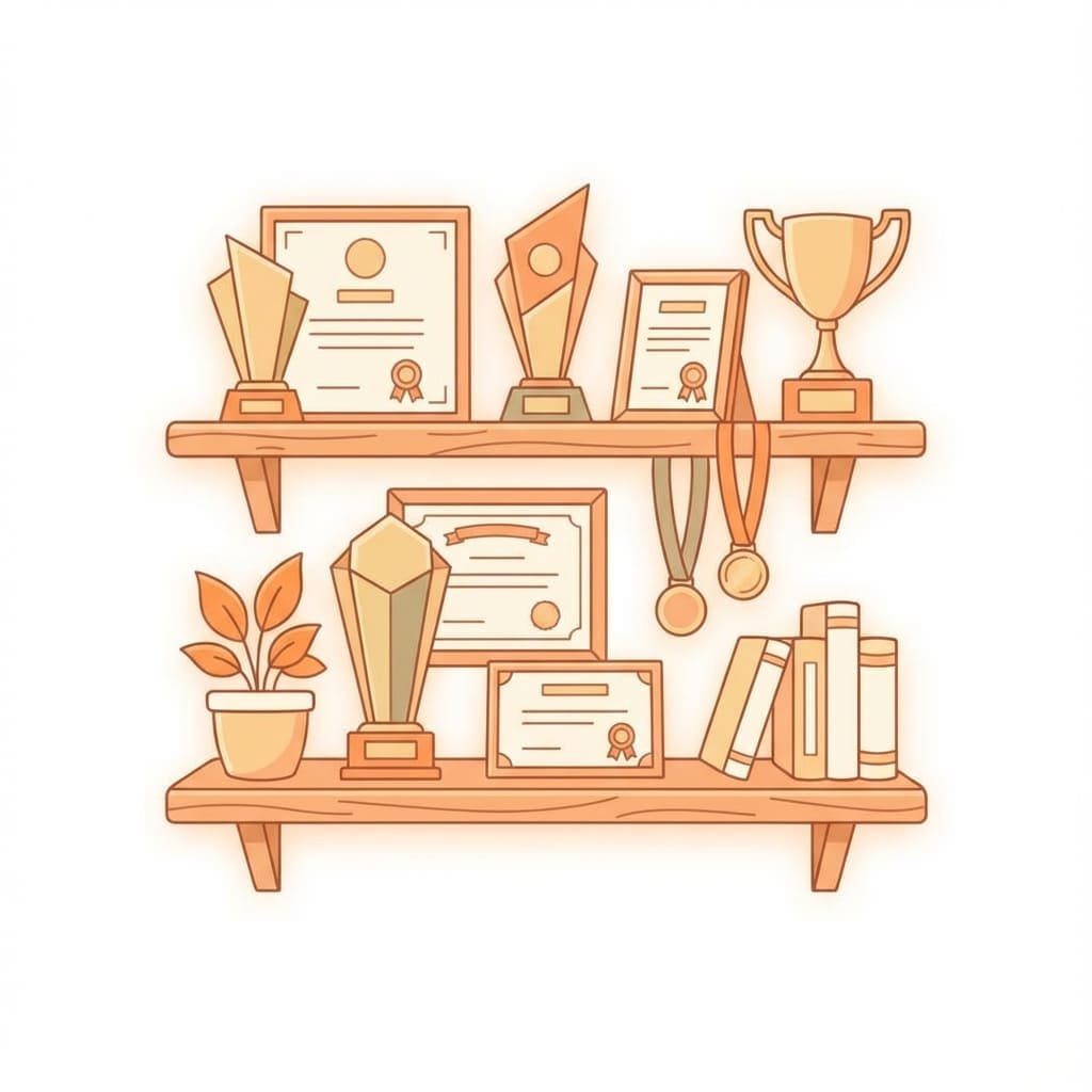 Achievement showcase