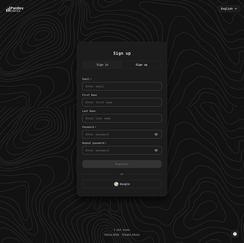 Personal workspace registration